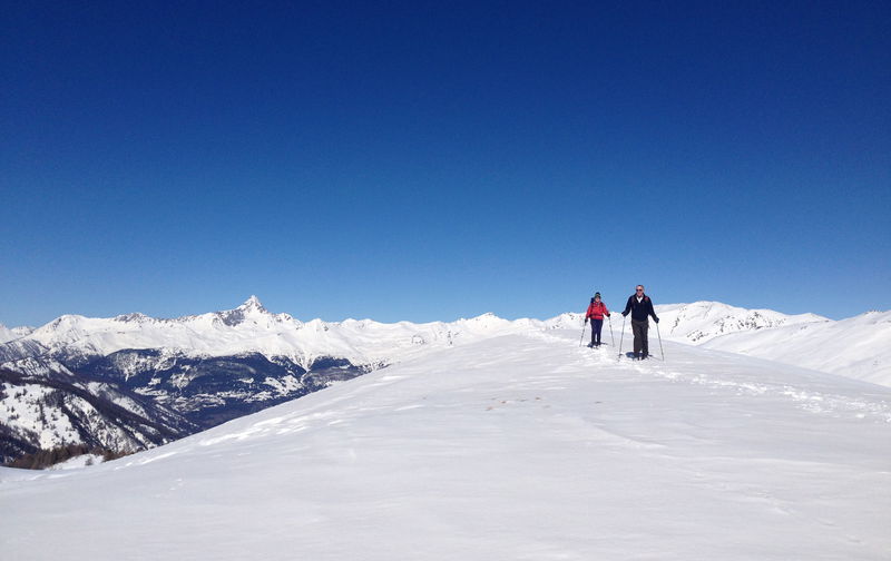 Snowshoeing in the Queyras